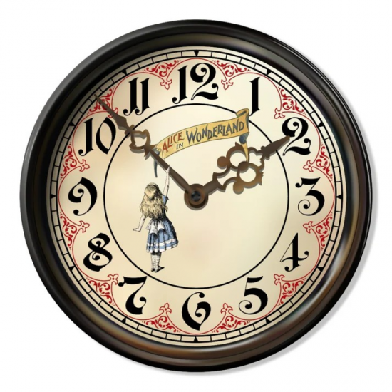 Tray Alice Clock